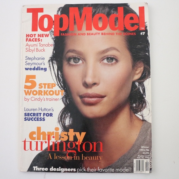 TopModel Magazine Christy Turlington cover - Picture 1 of 3
